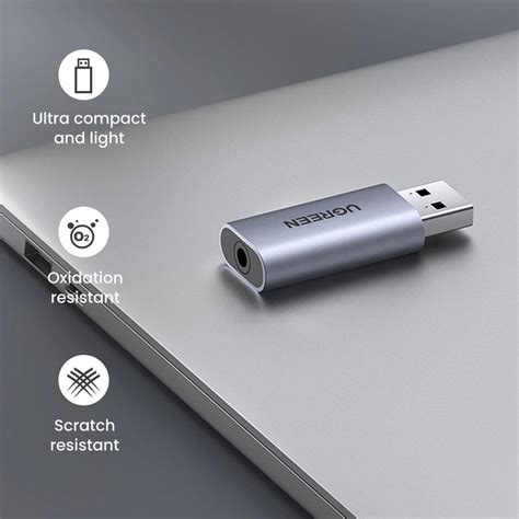 Ugreen Usb A Till Aux Minijack Mm Ljudadapter Gr Teknikdelar Se