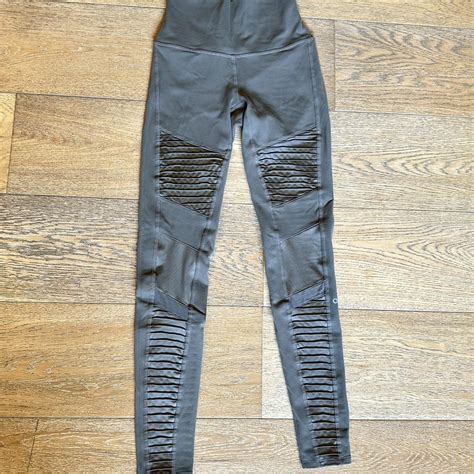 alo yoga moto leggings never worn before retail... - Depop