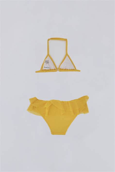 Dagi Yellow Tulle Det Small Triangle Bikini Tk Hepsiburada Global