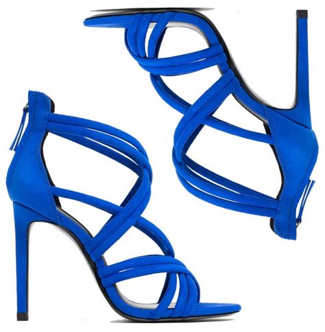 Zara Sanda Y Kobaltowe Chabrowe Niebieskie Hot Oficjalne Archiwum Allegro