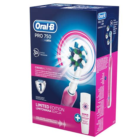 Periuta De Dinti Electrica Oral B PRO 750 Cross Action Travel Case