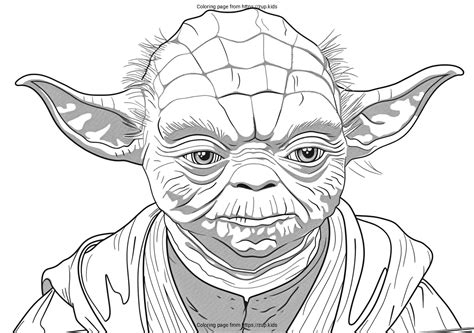 Yoda Coloring Page From Zupkids