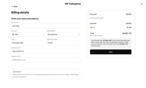 I'd like to upgrade my monthly subscription — TradingView