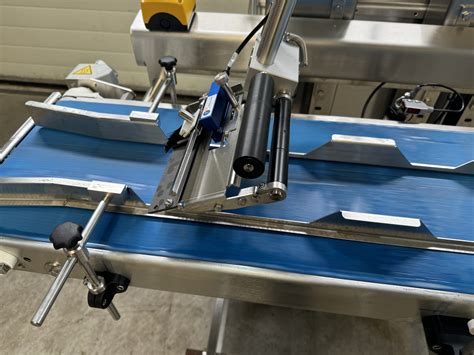 2018 Multivac L300 Conveyor Belt Top Labeller Food Machinery Holland
