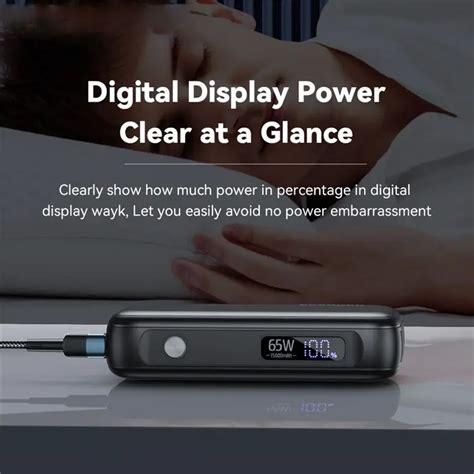 Wholesale ESSAGER 65W Digital Display Power Bank 15000mAh Mobile Phone ...