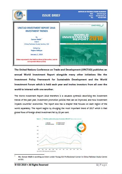issue   unctad investment report  investment trends