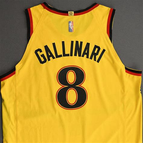 Danilo Gallinari Atlanta Hawks Game Worn City Edition Jersey 2021