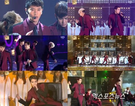 Sbs 가요대전 2pm 하트비트하니뿐으로 짐승돌 귀환