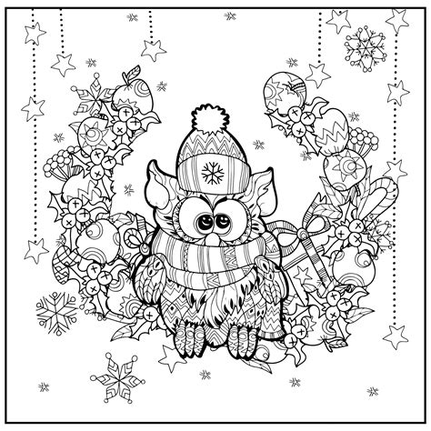 free printable adult christmas coloring sheets 2