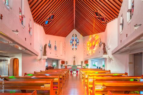 Nagasaki Kyushu Dec 12 2022 Interior Of St Filippo Nishizaka Church