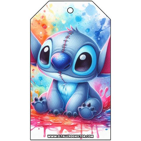 Etiquetas De Stitch El Taller De Hector