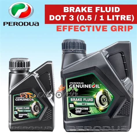 Original Genuine Perodua Brake Fluid Dot Ml L L Litre