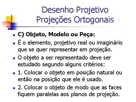 Desenho Projetivo Perspectivas N N No Desenho Tcnico