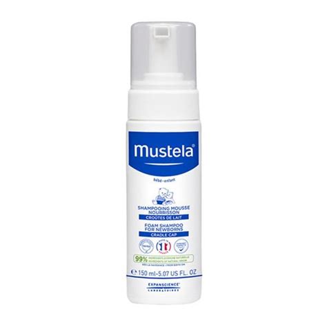 Mustela Cradle Cap Foam Shampoo 150ml Molloys Pharmacy Ireland