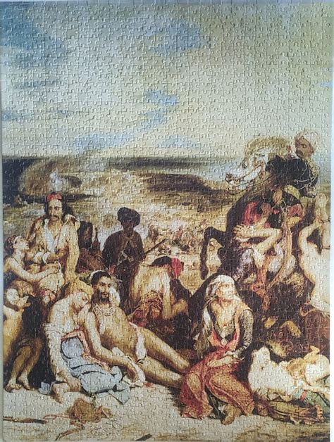 Puzzl Filo E Delacroix La Matanza De Qu Os Piezas