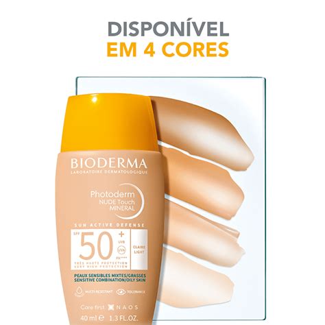 Protetor Solar Facial Cor Bioderma Photoderm Nude Touch Fps Beleza Na Web Pro Pro