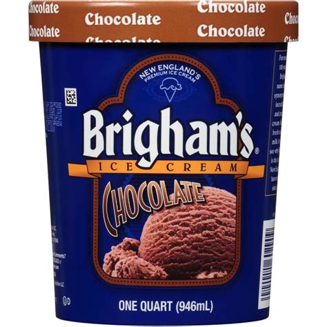 Brigham S Chocolate Ice Cream 1 Qt Instacart