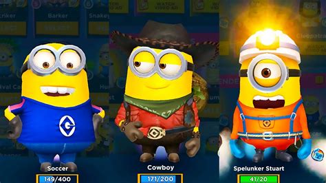 Minion Rush INVENTING Room Tasks With Soccer Cowboy And Spelunker