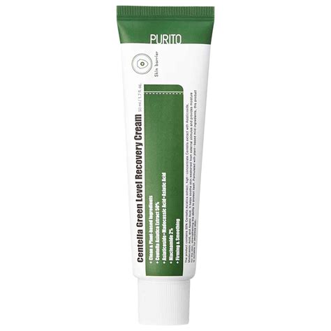 PURITO Centella Green Level Recovery Cream kremas, 50 ml - Azijos Namai