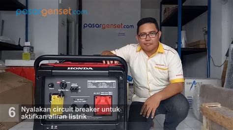 Cara PENGOPERASIAN Genset HONDA ET 12000 K1 YouTube