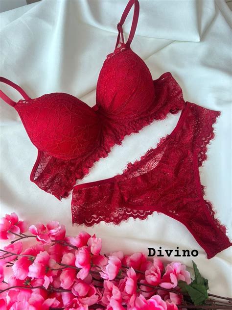 Conjunto Rendado Bojo Vermelho Realize Lingerie