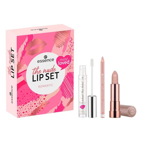 Essence The Nude Lip Set Lippen Set Limited Edition BeautyPALAST Romantic