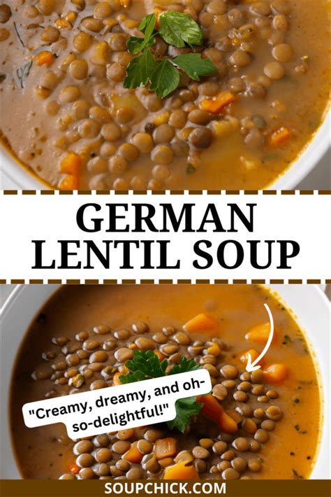 German Lentil Soup Recipe | Homemade from Scratch Goodness
