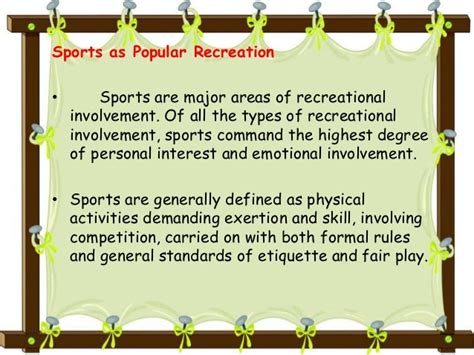 Recreational Meaning