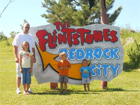 The Mikkelsons Flintstones Bedrock City South Dakota 7172011
