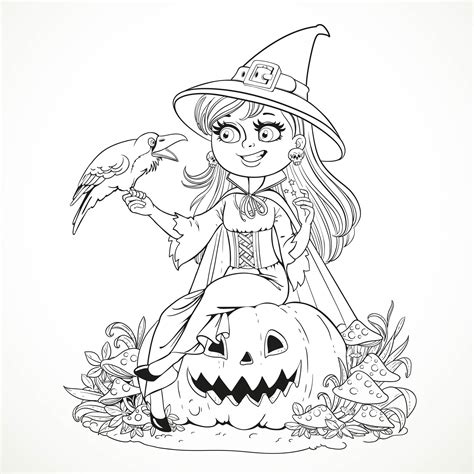 Witch Coloring Pages For Adults At Free Printable Colorings Pages To Print