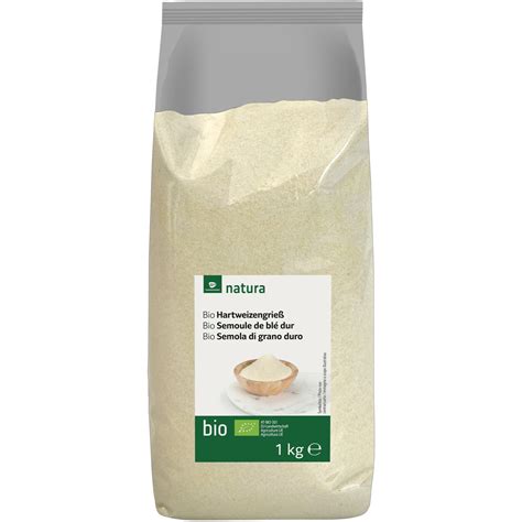 Transgourmet Österreich Natura Bio Hartweizengrieß 1 kg