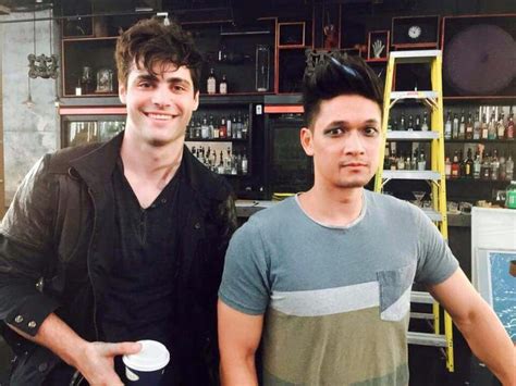 BTS Matthew Daddario And Harry Shum Jr Episode 1 Shadowhunters