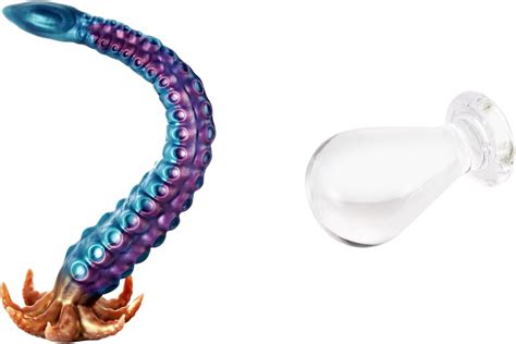 Amazon In Long Tentacle Dildo Large Butt Plug In Crystal Anal Plug Sex Toys Health