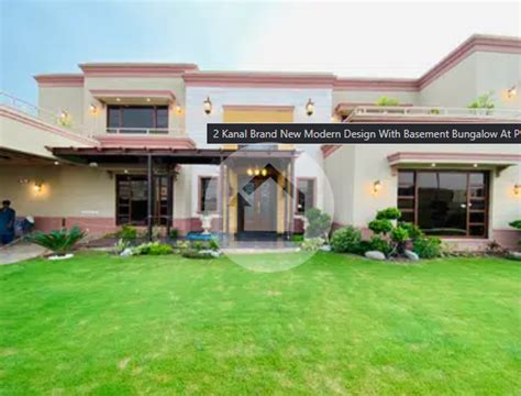 2 Kanal Brand New Modern Design With Basement Bungalow At Prime Locati