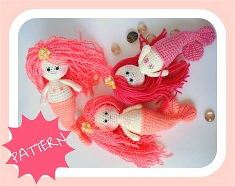 Ravelry Amigurumi Mermaid Girl Pattern By Allsocute Amigurumis