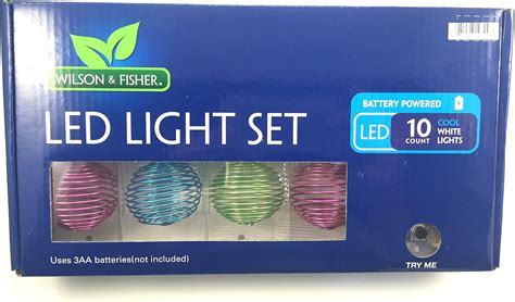 Amazon Wilson Fisher LED Multi Colored 10 Light Set