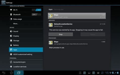 memory       managing ram   android