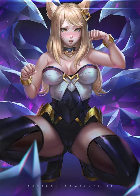 KDA Ahri By Unfairr Hentai Foundry