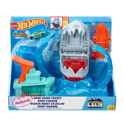 Hot Wheels Robotik K Pek Bal Renk De I Tiren Oyun Seti