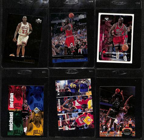 Lot Detail Lot Of 70 Mostly 1990s Basketball Cards W Michael