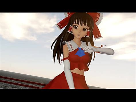 Reimu Touhou Striptease XVIDEOS