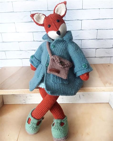 #вяжи,одевай,люби Моя лиса Шарлотта | Вязание игрушек, Вязаные игрушки ...