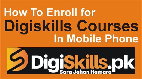 How To Enroll For Digiskills Program Using Mobile Phone | Sign Up for ...