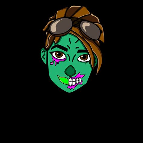 Skin Fortnite Goule Png Fortnite Ghoul Trooper Cartoon By Thcpandaa On