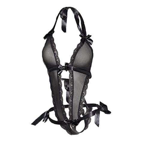 Ytianh Plus Size Lingerie With Push Up Bra Support Lace Sexy Backless