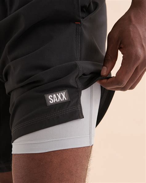 SAXX Oh Buoy Volley Swimsuit Black Bikini Village