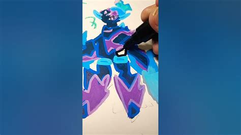 Drawing Curledge Posca Marker Pokemon 2 Form Pokemon Cerledge