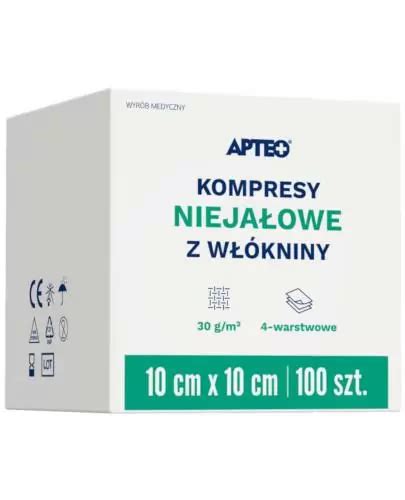 Apteo Care Nieja Owe Kompresy Z W Kniny Cm X Cm Sztuk Cena