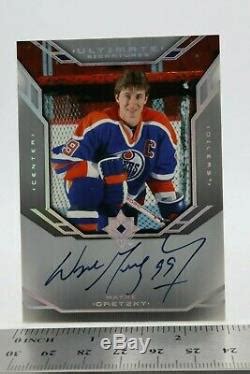 Wayne Gretzky Autographed/signed Ultimate Signatures Upper Deck Hockey ...