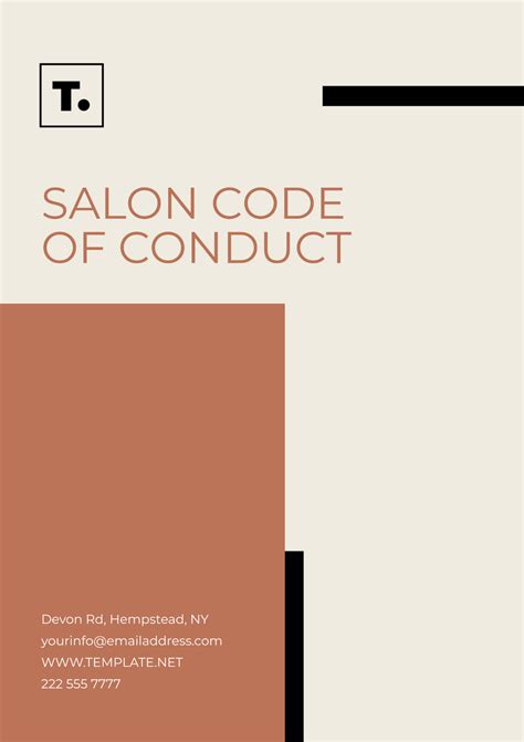 Free Code Of Conduct Templates To Edit Online